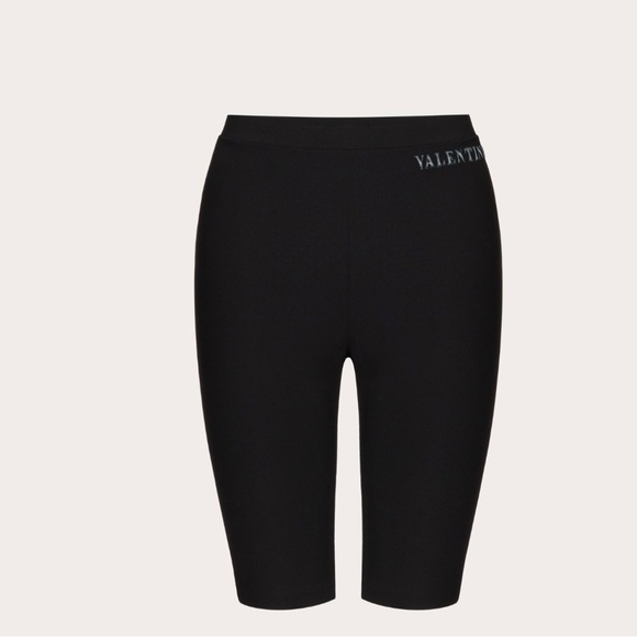 Valentino Women's Black Bike Shorts